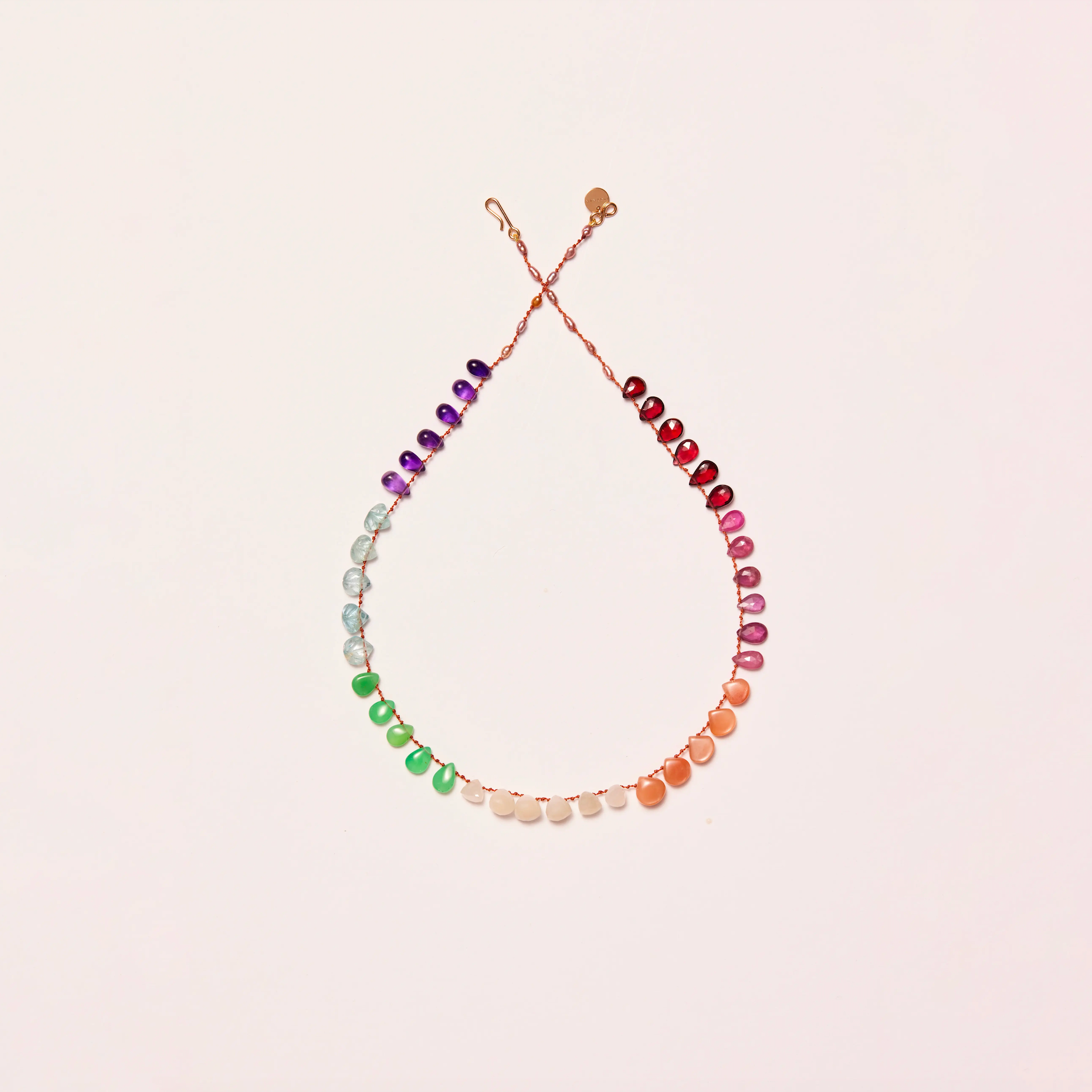 Collier - Rainbow - Eventail de Pierres