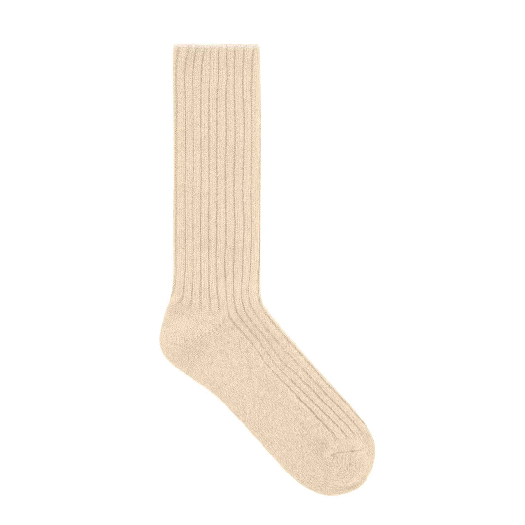 Chaussettes en cachemire LOTTA - Oatmeal